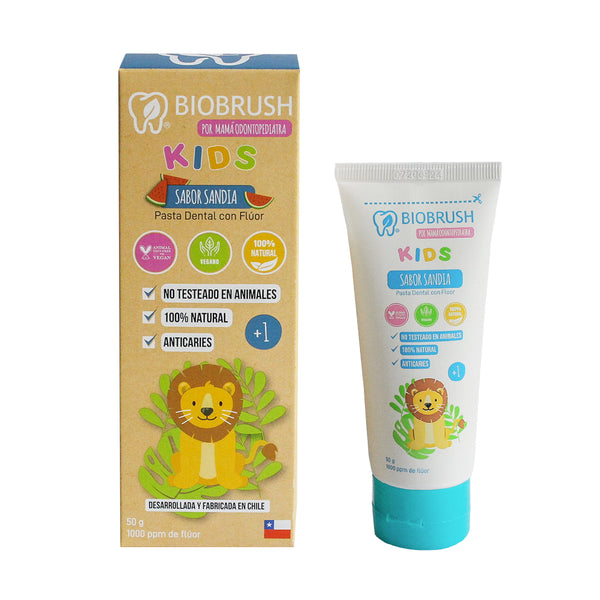 Pasta Dental Natural Kids Sandía con Flúor 50 gr