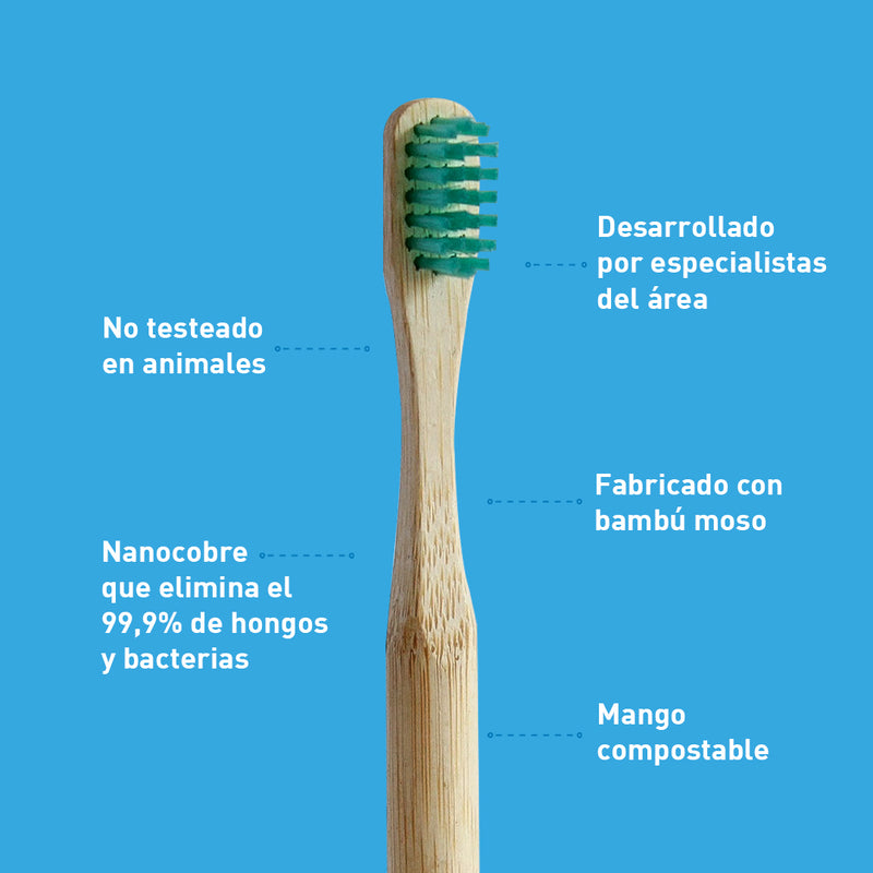Pack 4 Cepillos Kids Menta