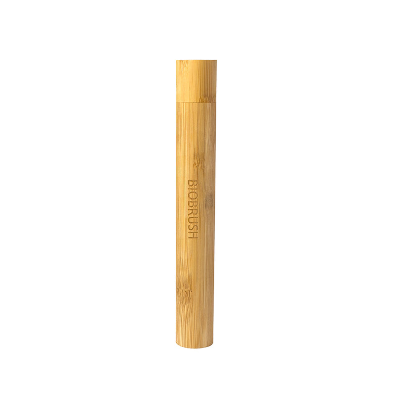 Estuche De Bambú Para Cepillo