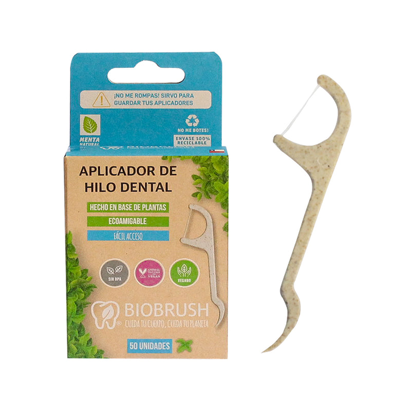 Aplicador de Hilo Dental Biobrush