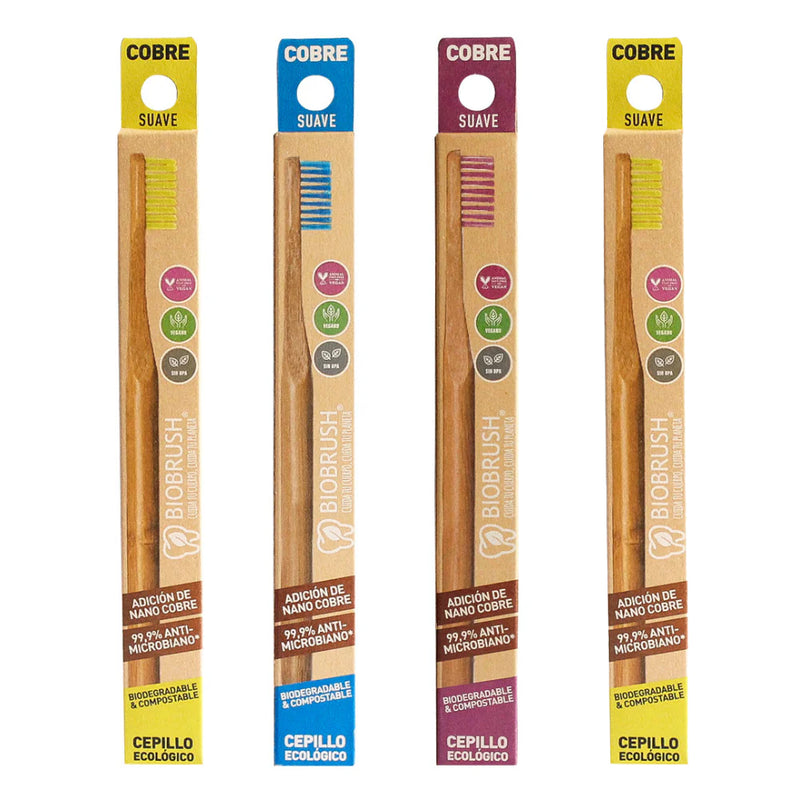 Pack 4 Cepillos Suaves