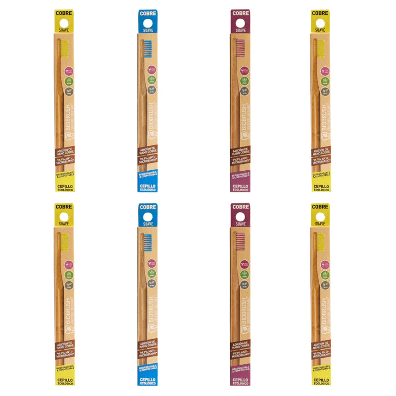 Pack 8 Cepillos Suaves